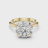14K IGI Certified Diamond Ring with E-F Color VVS-VS Clarity Diamonds LR-0051@7