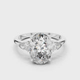 14K IGI Certified Diamond Ring with E-F Color VVS-VS Clarity Diamonds LR-0054@7