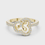 14K IGI Certified Diamond Ring with E-F Color VVS-VS Clarity Diamonds LR-01 (69)
