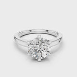 14K IGI Certified Diamond Ring with E-F Color VVS-VS Clarity Diamonds 00001L (36)@7