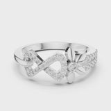14K IGI Certified Diamond Ring with E-F Color VVS-VS Clarity Diamonds LR-01 (78)