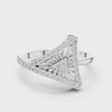 14K IGI Certified Diamond Ring with E-F Color VVS-VS Clarity Diamonds LR-01 (87)