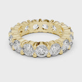 14K IGI Certified Diamond Ring with E-F Color VVS-VS Clarity Diamonds LR-0040@7