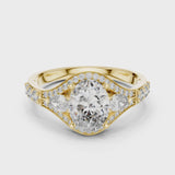 14K IGI Certified Diamond Ring with E-F Color VVS-VS Clarity Diamonds 00001L (49)
