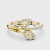 14K IGI Certified Diamond Ring with E-F Color VVS-VS Clarity Diamonds LR-01 (84)