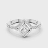 14K IGI Certified Diamond Ring with E-F Color VVS-VS Clarity Diamonds LR-01 (79)