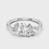 14K IGI Certified Diamond Ring with E-F Color VVS-VS Clarity Diamonds LR-01 (68)