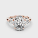 14K IGI Certified Diamond Ring with E-F Color VVS-VS Clarity Diamonds LR-0054@7