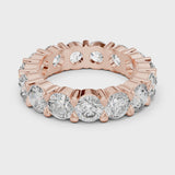 14K IGI Certified Diamond Ring with E-F Color VVS-VS Clarity Diamonds LR-0040@7