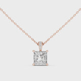 14K IGI Certified Diamond Pendant with E-F Color VVS-VS Clarity Diamonds PND-0004