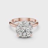 14K IGI Certified Diamond Ring with E-F Color VVS-VS Clarity Diamonds LR-0051@7
