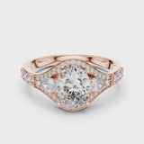 14K IGI Certified Diamond Ring with E-F Color VVS-VS Clarity Diamonds 00001L (49)