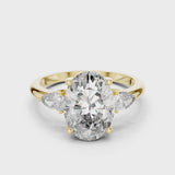 14K IGI Certified Diamond Ring with E-F Color VVS-VS Clarity Diamonds LR-0054@7