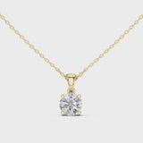 14K IGI Certified Diamond Pendant with E-F Color VVS-VS Clarity Diamonds PND-0001@7