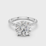 14K IGI Certified Diamond Ring with E-F Color VVS-VS Clarity Diamonds LR-0028@7