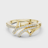 14K IGI Certified Diamond Ring with E-F Color VVS-VS Clarity Diamonds LR-01 (77)
