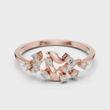 14K IGI Certified Diamond Ring with E-F Color VVS-VS Clarity Diamonds LR-01 (68)