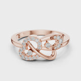14K IGI Certified Diamond Ring with E-F Color VVS-VS Clarity Diamonds LR-01 (65)