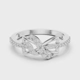 14K IGI Certified Diamond Ring with E-F Color VVS-VS Clarity Diamonds LR-01 (82)