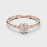 14K IGI Certified Diamond Ring with E-F Color VVS-VS Clarity Diamonds LR-01 (94)