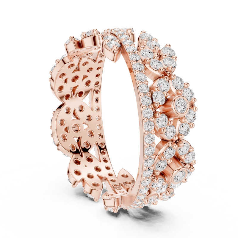 Ladies Ring r45@7 - Rose Gold - Image