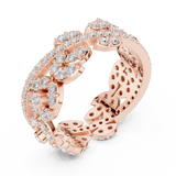 Ladies Ring r45@7 - Rose Gold - Image