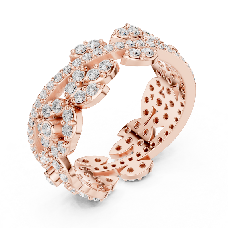 Ladies Ring r45@7 - Rose Gold - Image