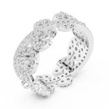 Ladies Ring r45@7 - White Gold - Image