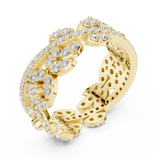 Ladies Ring r45@7 - Yellow Gold - Image
