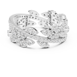 Ladies Ring r45@7 - White Gold - Image