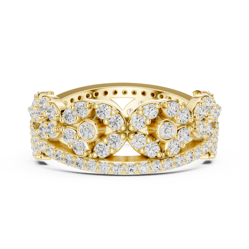 Ladies Ring r45@7 - Yellow Gold - Image