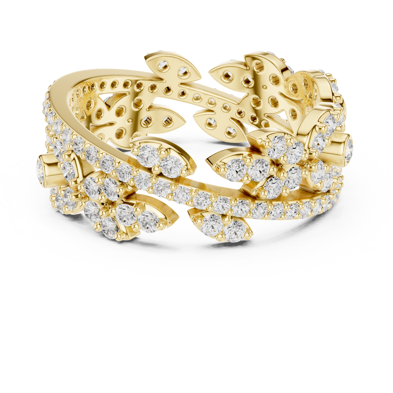 Ladies Ring r45@7 - Yellow Gold - Image