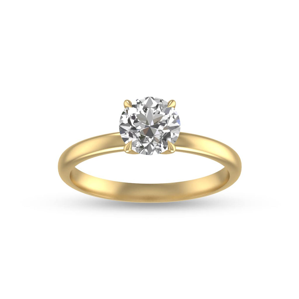 1 CT. Diamond Solitaire Engagement Ring in 14K White Gold (J/I3)