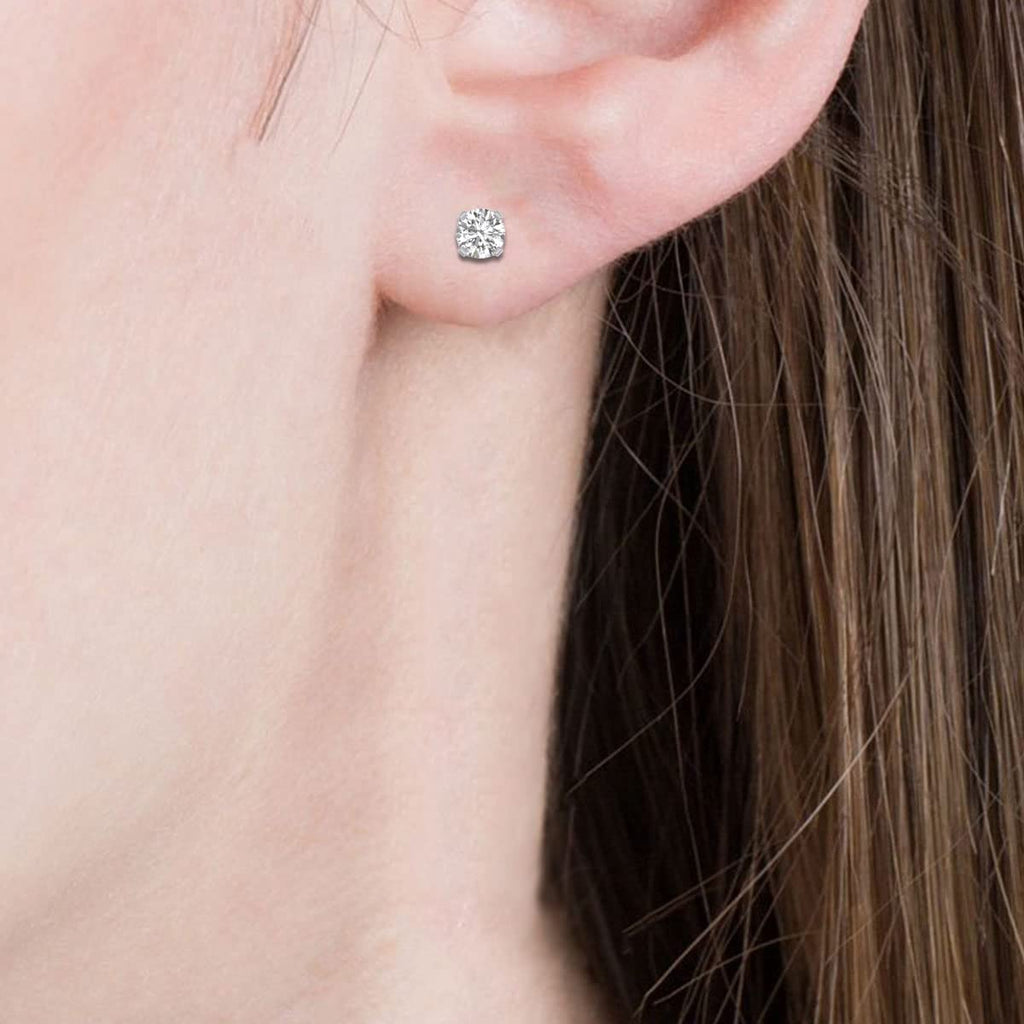 Splendid Floral Diamond Stud Earrings - Alapatt Diamonds
