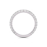 1 Carat TW Natural Diamond Eternity Band in 14K White and Yellow Gold (Color J-K, Clarity I2-I3)