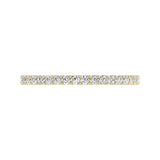 1/2 Carat TW Natural Diamond Eternity Band in 14K White and Yellow Gold (Color J-K, Clarity I2-I3)