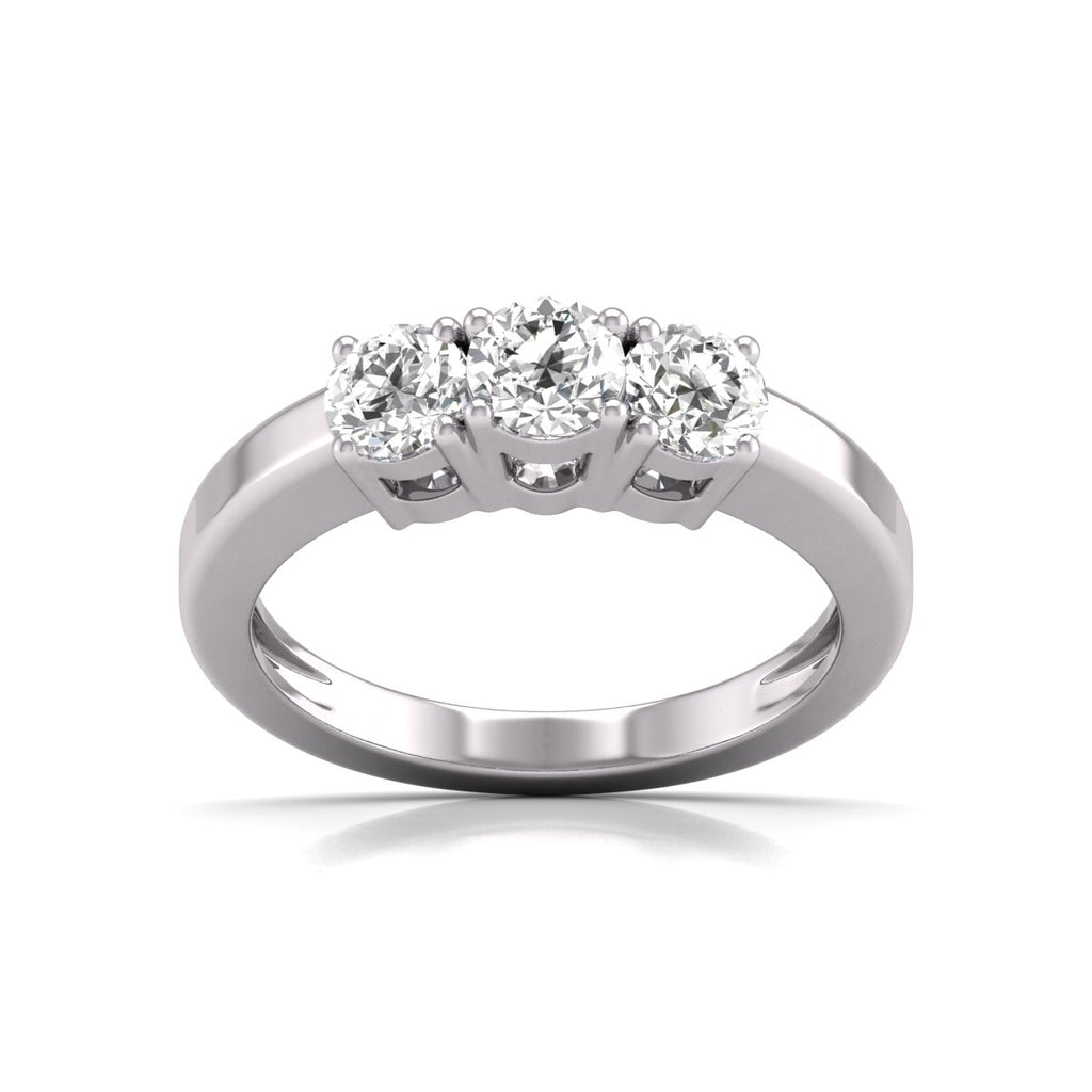 Talia Lab Grown Diamond Ring, Pave, 1.20 Carat, 14K White Gold – Best  Brilliance