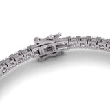 5 Carat TW Lab Grown Diamond Tennis Bracelet for Women - Available in 14K Yellow and White Gold.